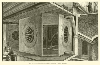 Rosette Room of the Central Telephone Office on Avenue de l